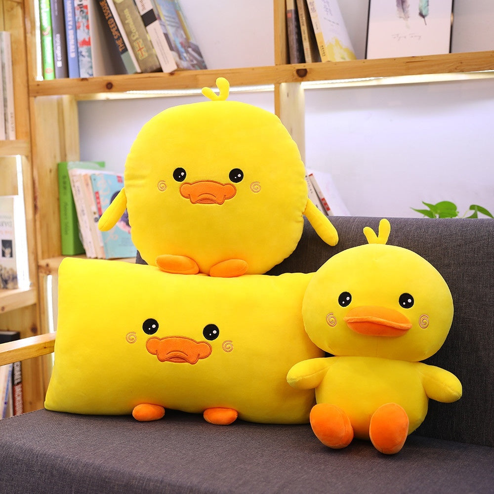 Little yellow duck stuffed toy