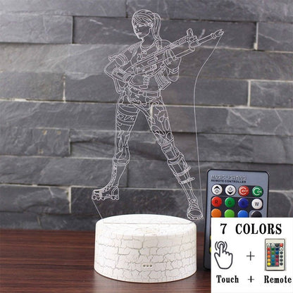 Game-Inspired LED Night Light Projector – Kids Sleep Lamp