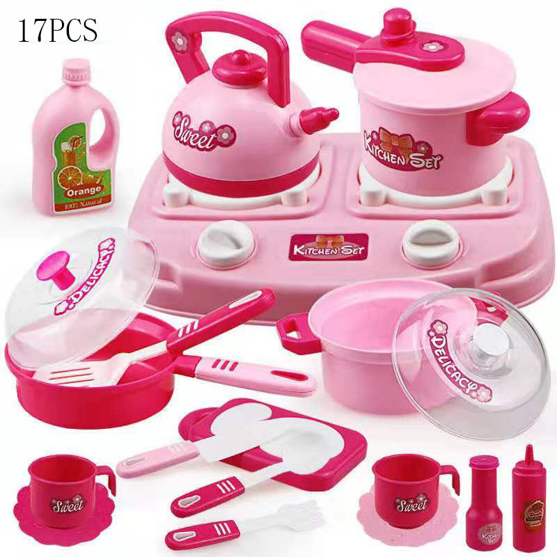 Children's  House Play Simulation Kitchen Toy Set