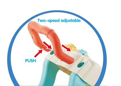 Children's Educational Toys Multi-functional Musical Walker Trolley Anti-rollover