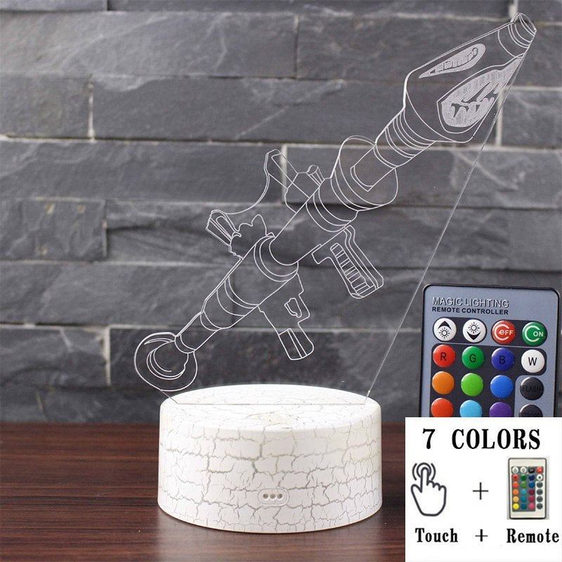 Game-Inspired LED Night Light Projector – Kids Sleep Lamp