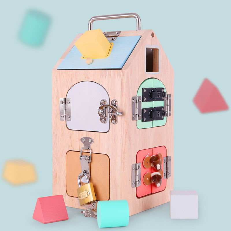 Discovery House Busy Board Children's Training Unlock Key Shape Matching