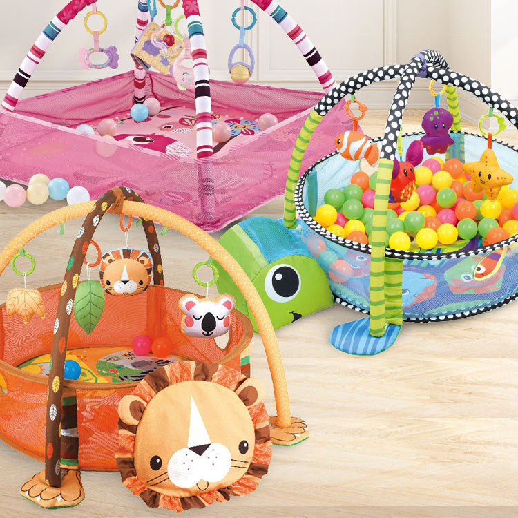 Baby Marine Ball Fence Gymnastic Rack Baby Multi-functional Crawling Mat Game Blanket Cross-border Amazon Toys Wholesale