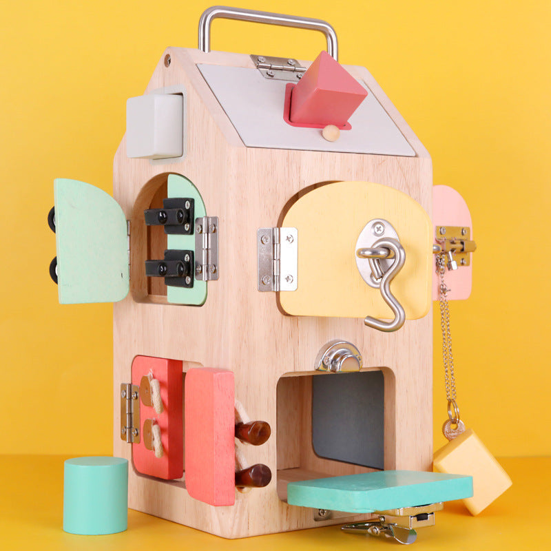 Discovery House Busy Board Children's Training Unlock Key Shape Matching