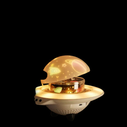 UFO Star Night Light Projector – Kids Bedroom Lamp