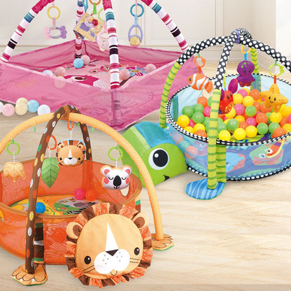 Baby Marine Ball Fence Gymnastic Rack Baby Multi-functional Crawling Mat Game Blanket Cross-border Amazon Toys Wholesale