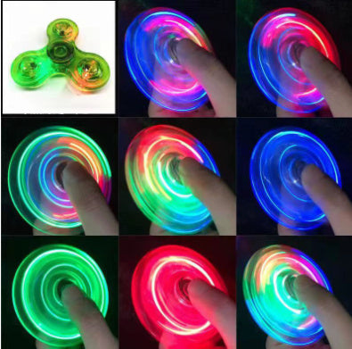 LED Light Fidget Spinner – Glow-in-the-Dark Stress Relief Toy