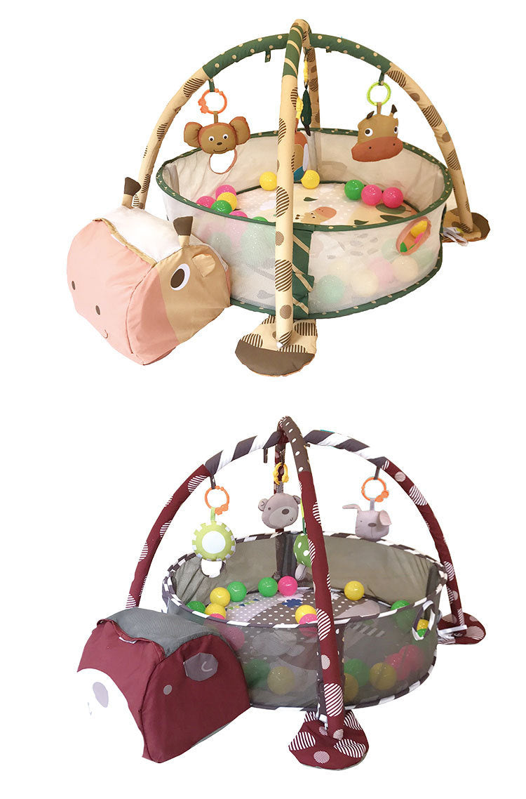 Baby Marine Ball Fence Gymnastic Rack Baby Multi-functional Crawling Mat Game Blanket Cross-border Amazon Toys Wholesale