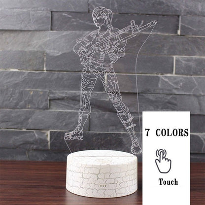 Game-Inspired LED Night Light Projector – Kids Sleep Lamp