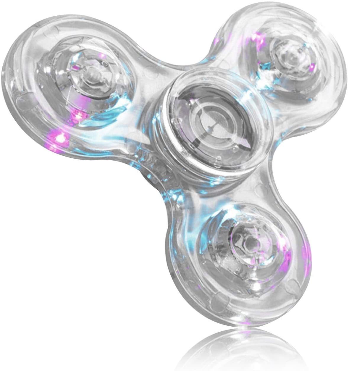LED Light Fidget Spinner – Glow-in-the-Dark Stress Relief Toy
