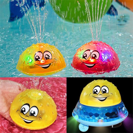 Rotating Spray Water Light Toy – Kids Pool & Shower Toy
