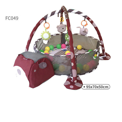 Baby Marine Ball Fence Gymnastic Rack Baby Multi-functional Crawling Mat Game Blanket Cross-border Amazon Toys Wholesale