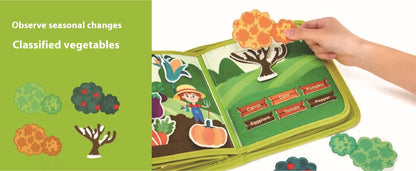 Quiet Book Children's Early Education Educational Felt Busy Board