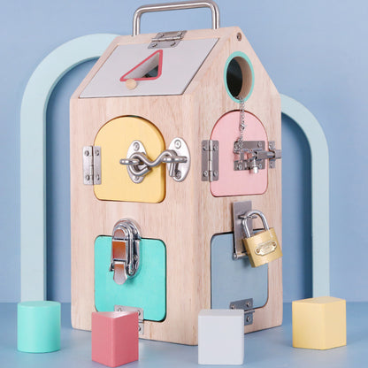 Discovery House Busy Board Children's Training Unlock Key Shape Matching