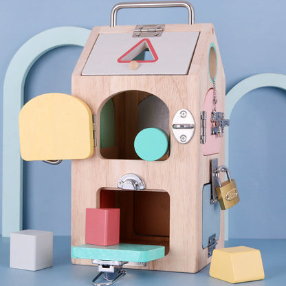 Discovery House Busy Board Children's Training Unlock Key Shape Matching