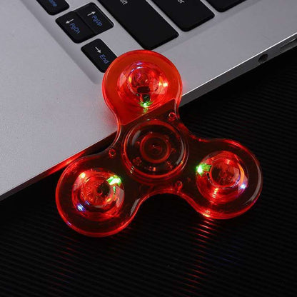 LED Light Fidget Spinner – Glow-in-the-Dark Stress Relief Toy